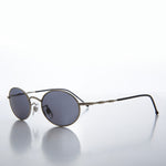 Load image into Gallery viewer, 90s Small Oval Metal Frame Sunglasses 
