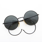 Load image into Gallery viewer, Round Vintage Sunglass with Cable Temples
