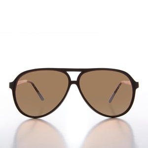 Simple Polarized Lens Aviator Sunglasses