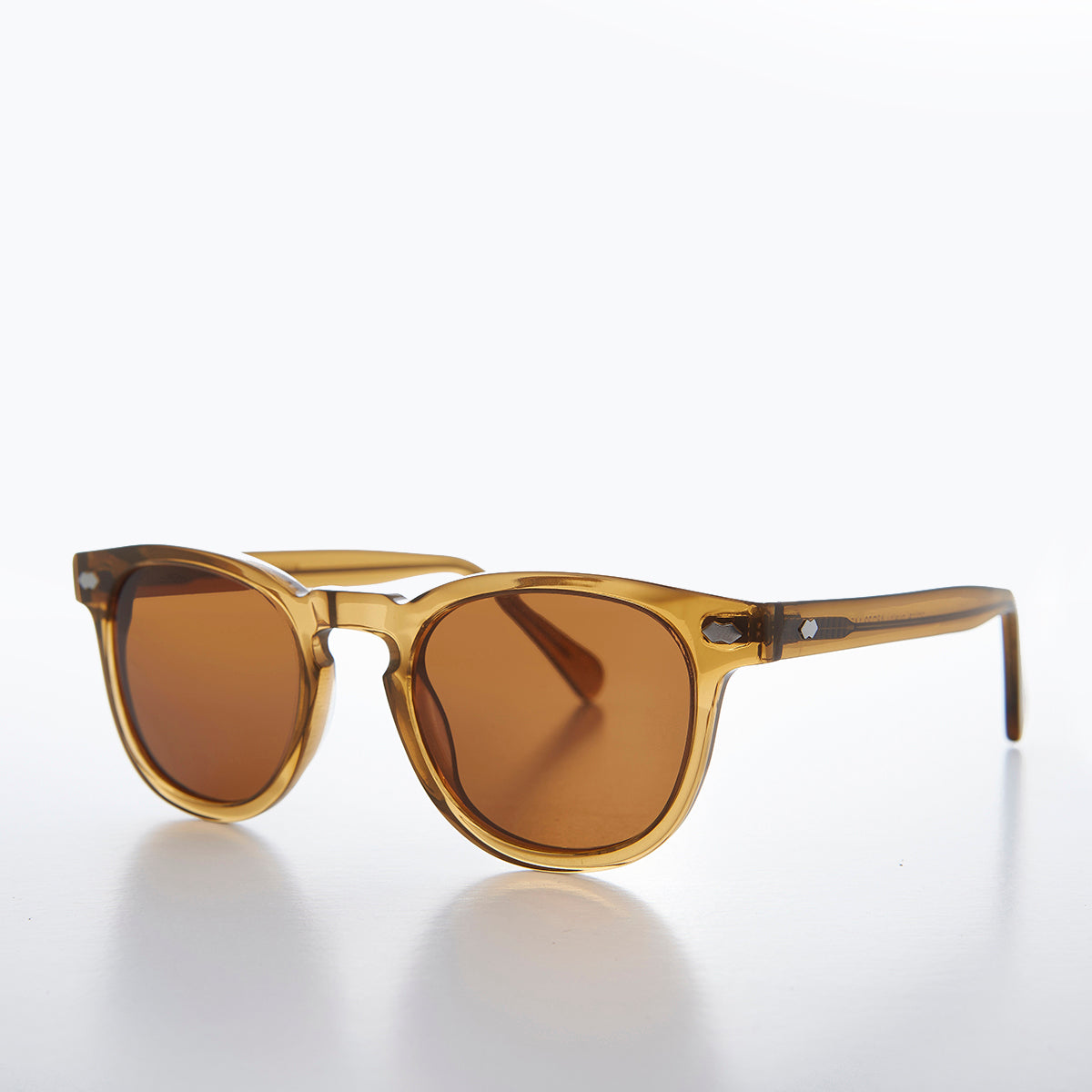 Amber Polarized Square Sunglass