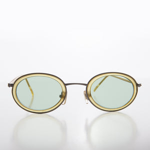 Oval Pastel Vintage Sunglasses - Bloom