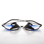 Load image into Gallery viewer, Blue Lens Steampunk Sunglass with Folding Side Shields
