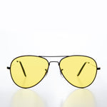 Load image into Gallery viewer, Classic Yellow Lens Pilot Sunglasses
