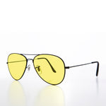 Load image into Gallery viewer, Classic Yellow Lens Pilot Sunglasses
