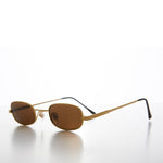 Load image into Gallery viewer, Tiny Half Frame Rectangular 90s Vintage Sunglass - Carson
