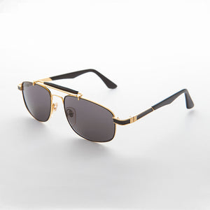 Gold 90s Vintage Pilot Sunglass