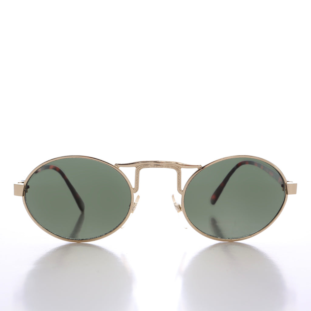 oval aviator sunglasses