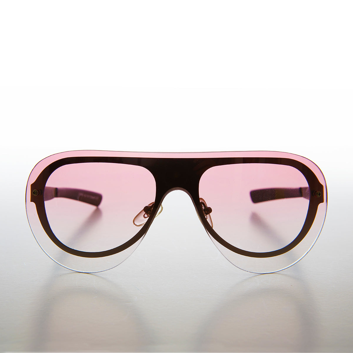 pink lens sunglasses