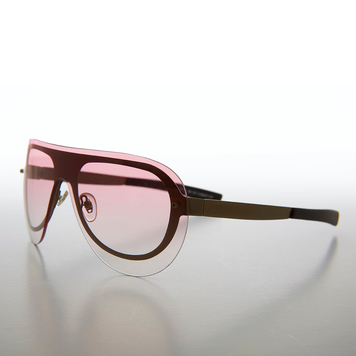 pink lens sunglasses