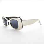 Load image into Gallery viewer, Black &amp; White Cat Eye Vintage Sunglass
