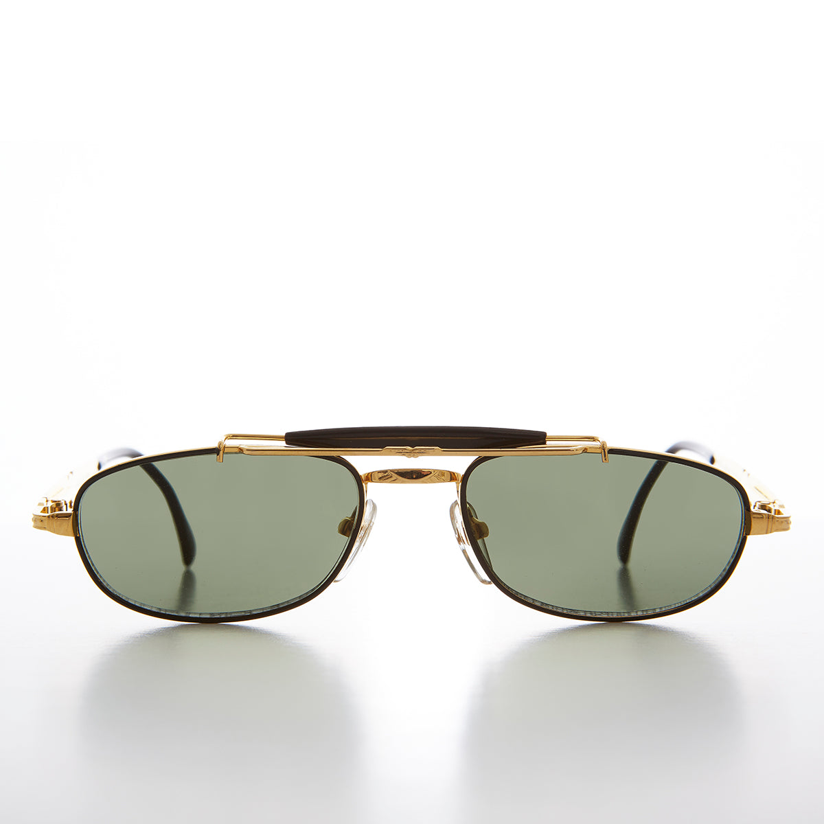 gold vintage aviator sunglasses