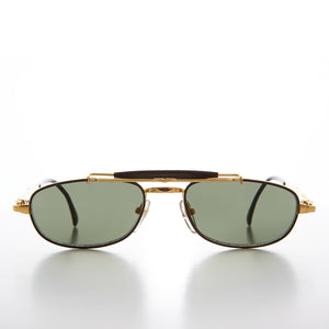 gold vintage aviator sunglasses