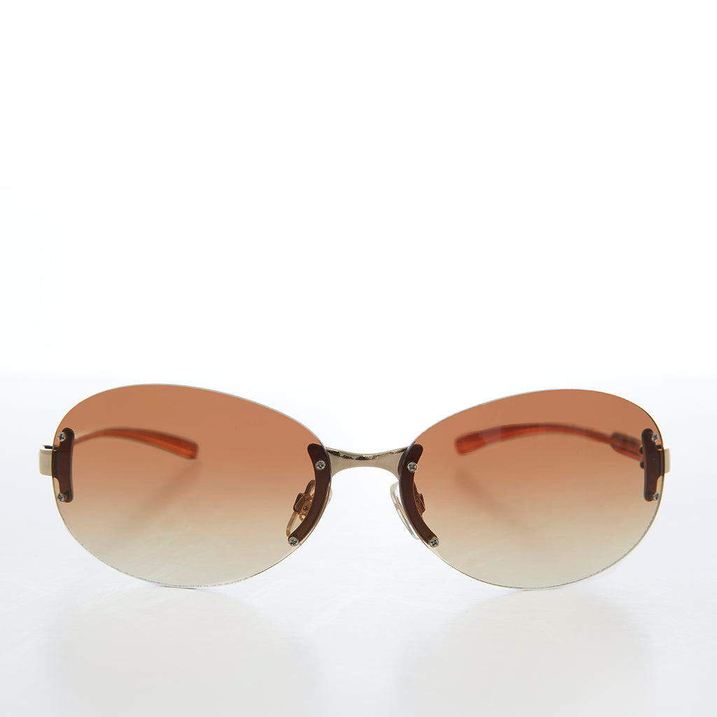 Large Oval Vintage Sunglasses