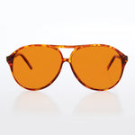 Load image into Gallery viewer, Simple Aviator Sunglass with Amber Lens - Exec
