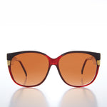 Load image into Gallery viewer, Women&#39;s Large Vintage Sunglass With Copper Lens - Frieda
