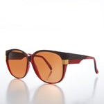 Load image into Gallery viewer, Women&#39;s Large Vintage Sunglass With Copper Lens - Frieda
