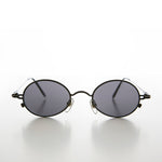 Load image into Gallery viewer, Oval Metal Spectacles 90s Vintage Sunglasses
