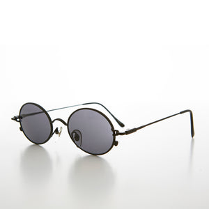 Oval Metal Spectacles 90s Vintage Sunglasses