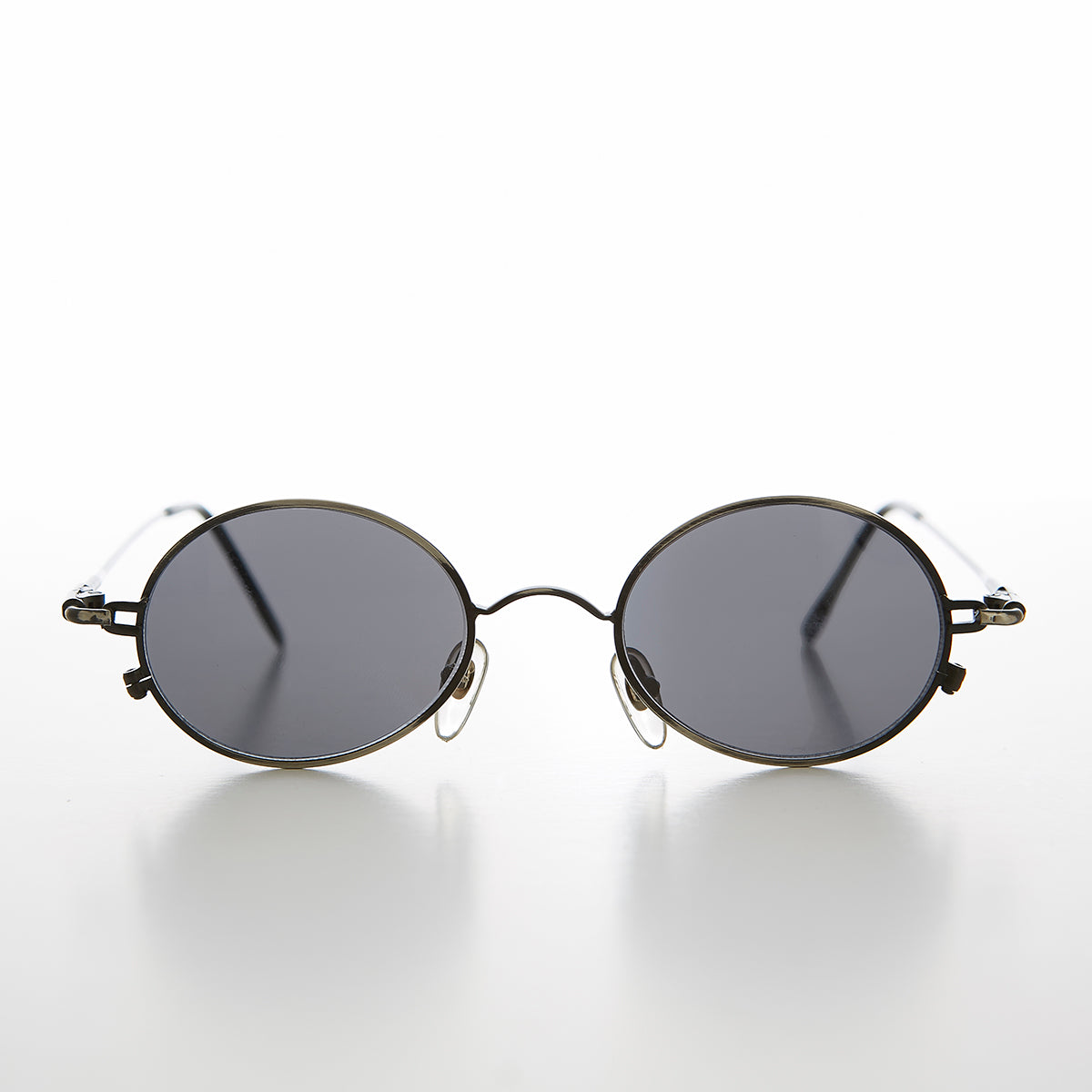 Oval Metal Spectacles 90s Vintage Sunglasses