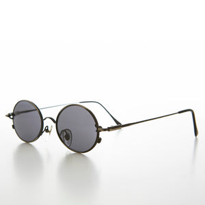 Oval Metal Spectacles 90s Vintage Sunglasses