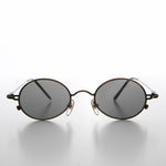 Load image into Gallery viewer, Oval Metal Spectacles 90s Vintage Sunglasses
