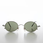 Load image into Gallery viewer, Oval Metal Spectacles 90s Vintage Sunglasses
