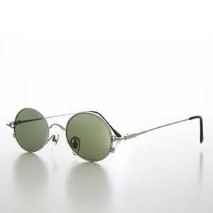 Oval Metal Spectacles 90s Vintage Sunglasses