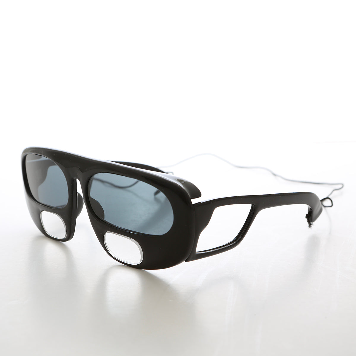 Black Fishing Polarized Bifocal Sunglasses