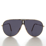 Load image into Gallery viewer, 80s Sporty Gold Aviator Sunglasses 
