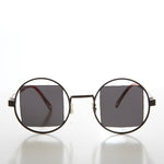 Load image into Gallery viewer, 80s Round Frame Sunglass with Square Lens
