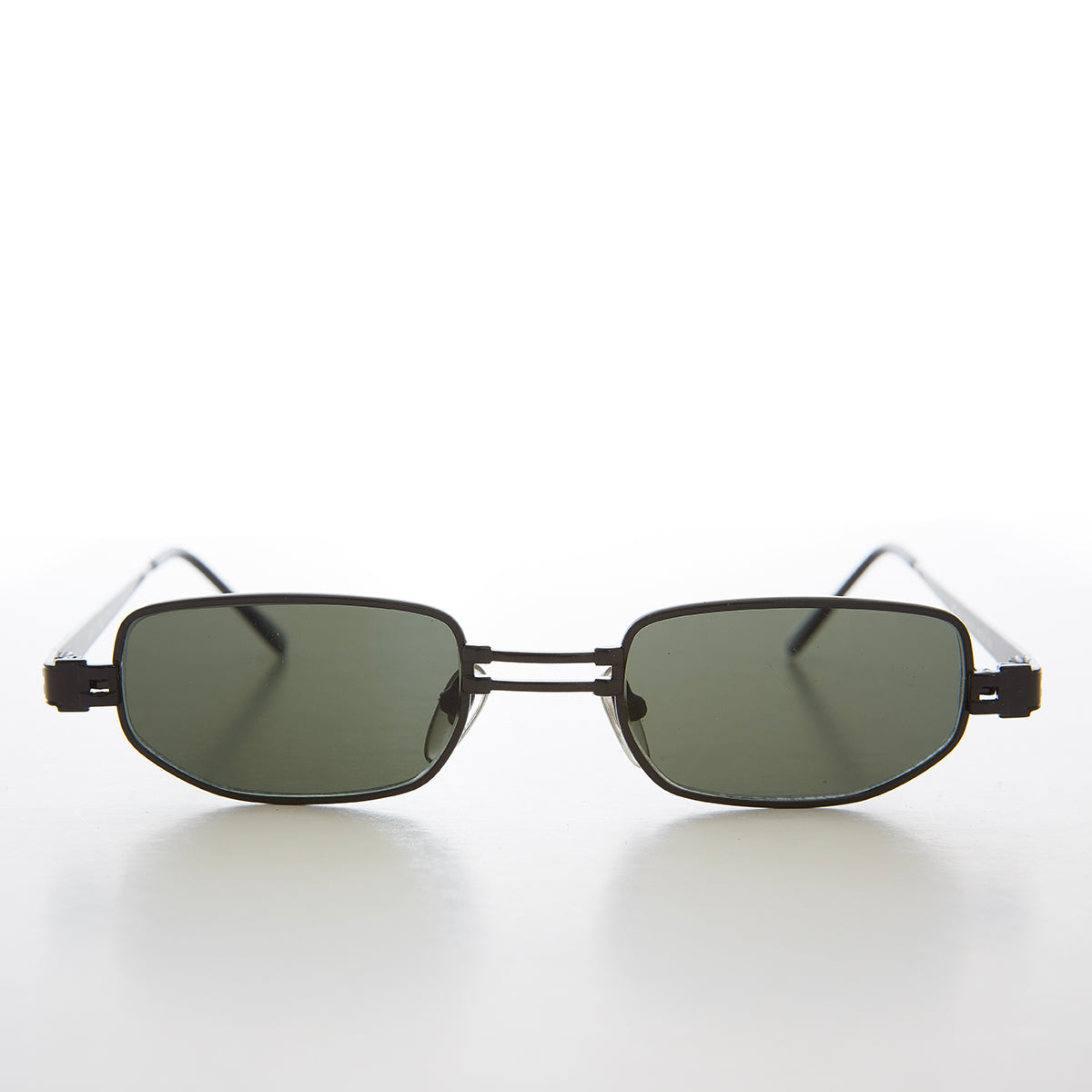 Small Rectangle Metal Punk Vintage Sunglasses