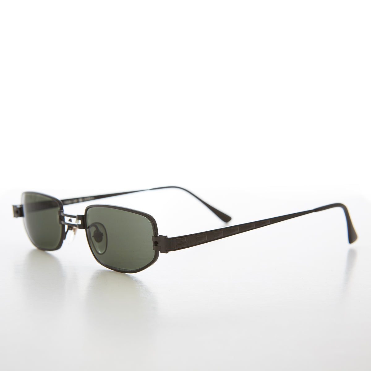 Small Rectangle Metal Punk Vintage Sunglasses