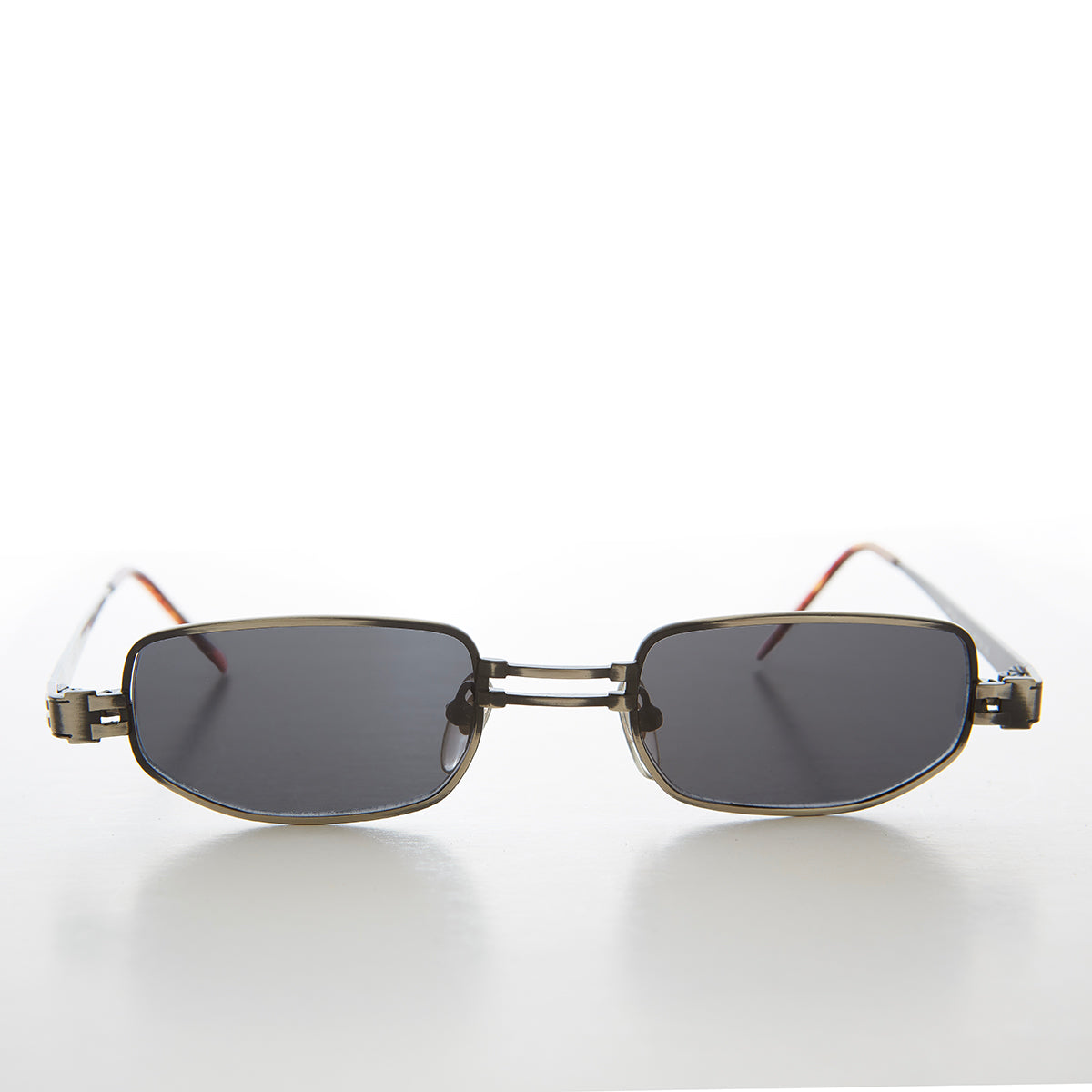 Small Rectangle Metal Punk Vintage Sunglasses