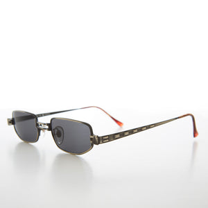 Small Rectangle Metal Punk Vintage Sunglasses