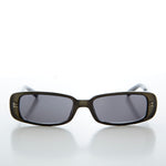 Load image into Gallery viewer, Sleek Rectangular Mod 90s Sunglasses - Hunter
