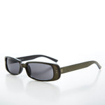 Load image into Gallery viewer, Sleek Rectangular Mod 90s Sunglasses - Hunter

