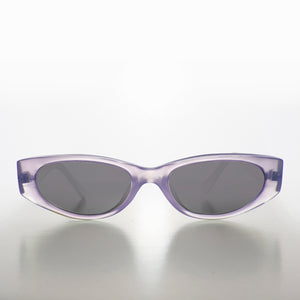 Edgy Rectangular Iridescent Vintage Sunglass