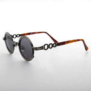 Round Vintage Sunglass with Chain Bridge - Link