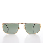 Load image into Gallery viewer, Gold and Silver Flat Top Rectangle Sunglasses
