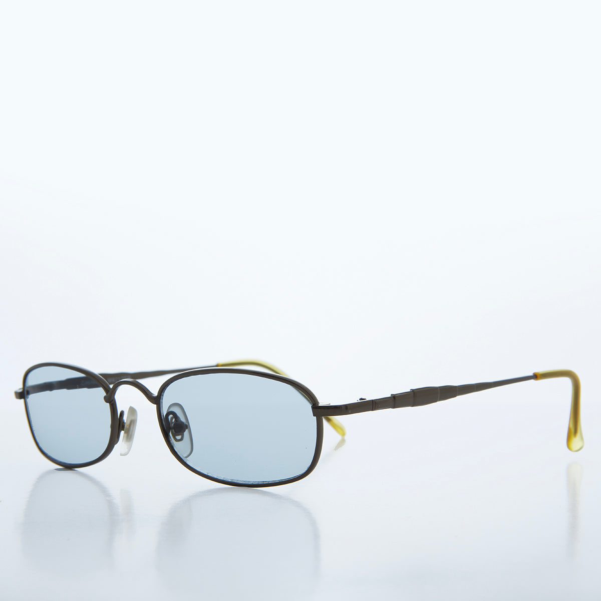 Rectangular Sunglass with Tinted Lenses - Mills