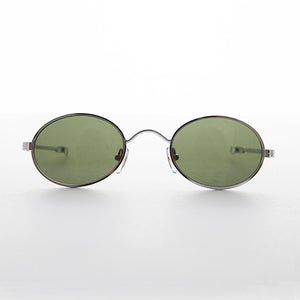 Oval Sunglass Spectacle with Adjustable Sliding Temples