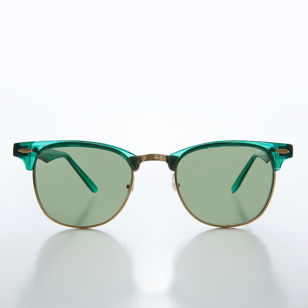 Classic Half Frame Vintage Sunglasses