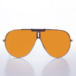 Load image into Gallery viewer, Gold Racer Aviator Sunglasses
