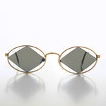 Load image into Gallery viewer, Diamond Floating Lens Oval Vintage Sunglass
