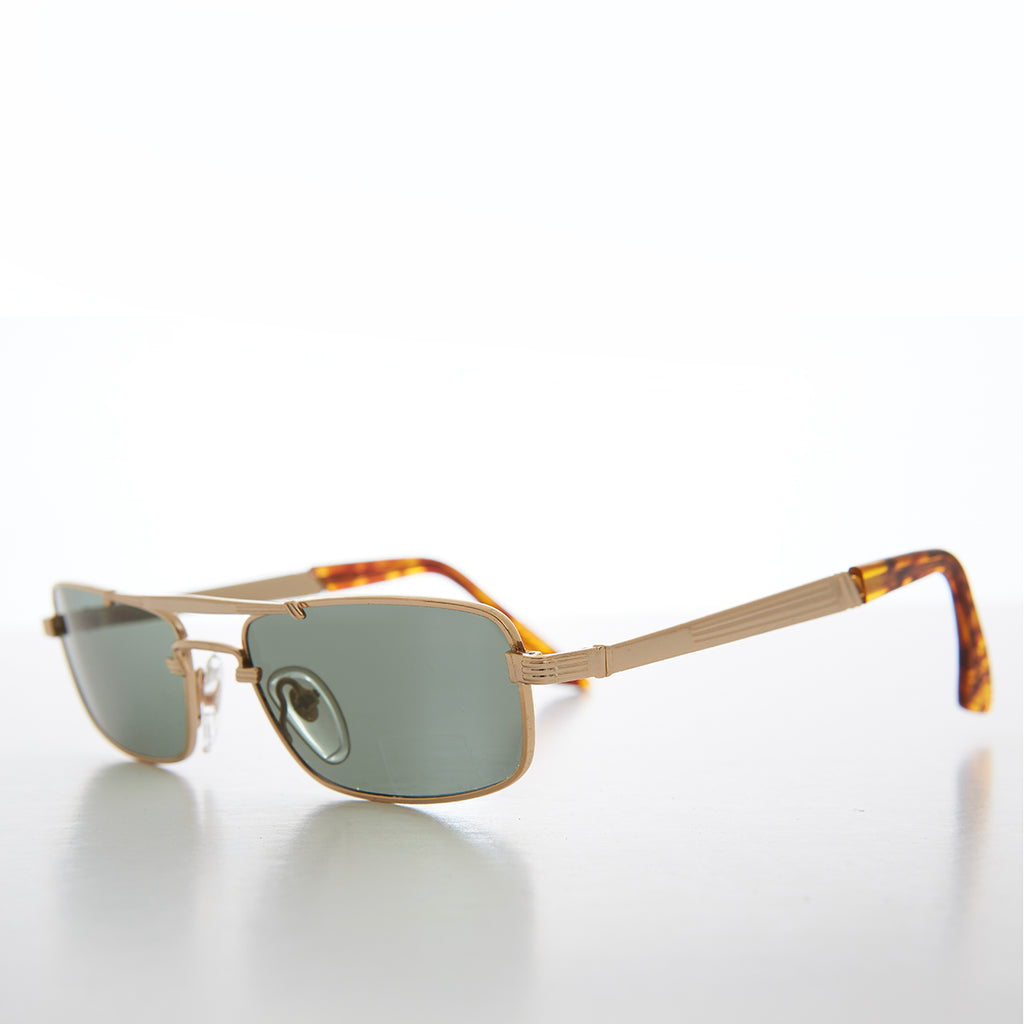 Shallow Lens Pilot Vintage 90s Sunglasses Reyes Sunglass Museum