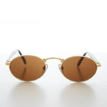 Load image into Gallery viewer, Small Oval Metal Vintage Sunglasses
