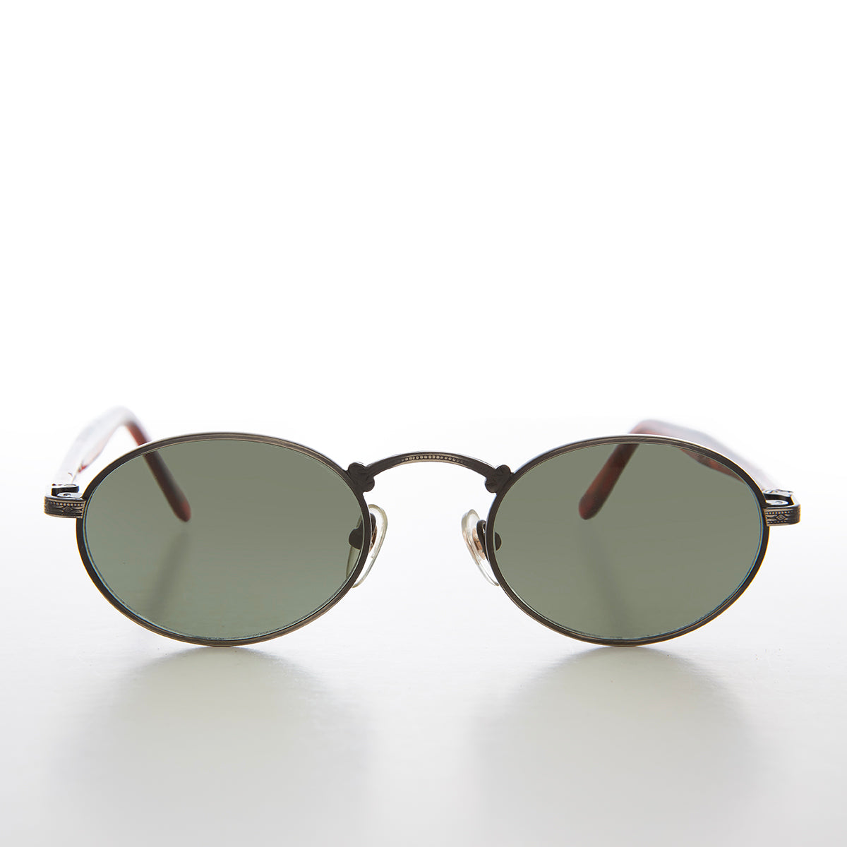 Small Oval Metal Vintage Sunglasses