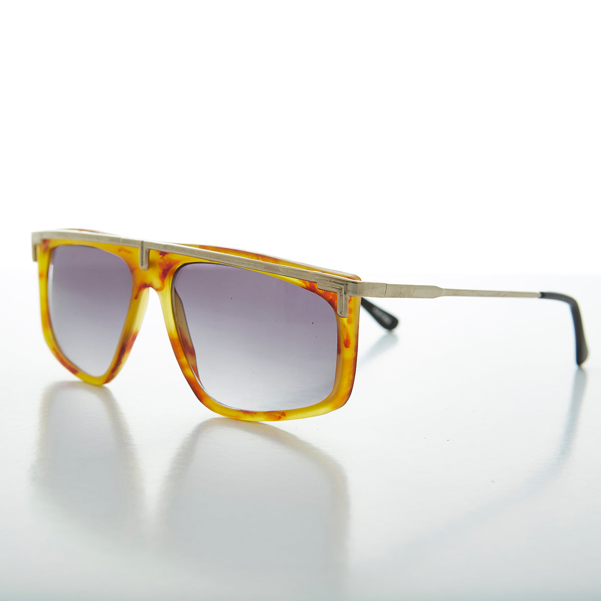 80s Hip Hop Flat Top Vintage Sunglass