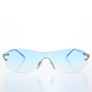 Wrap Around Mono Lens Vintage Sunglasses - Rosen