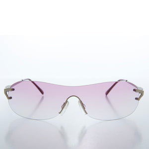 Wrap Around Mono Lens Vintage Sunglasses - Rosen